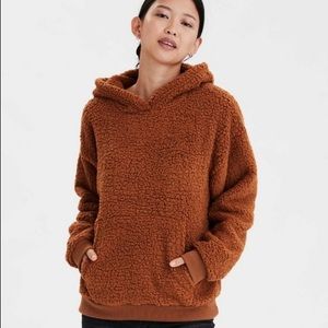 American Eagle Oversized Sherpa Sweatshirt